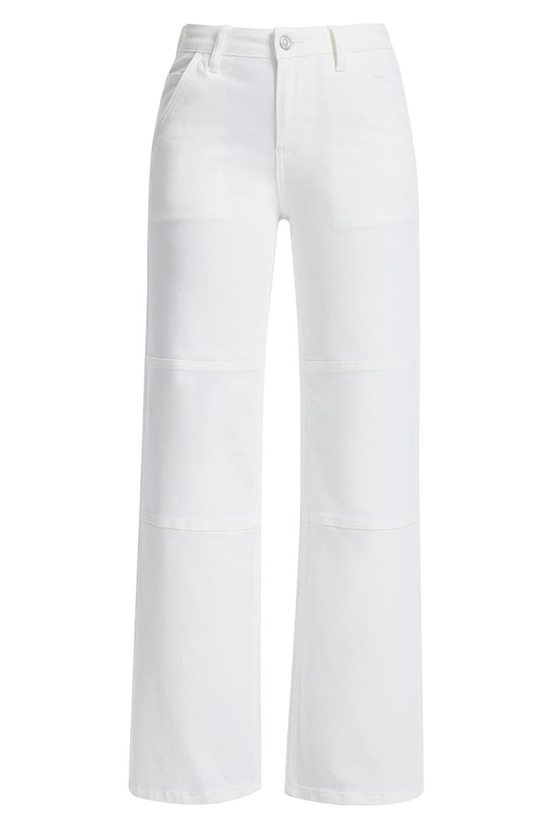 Eva High Waist Wide Leg Jeans, Alternate, color, WHITE