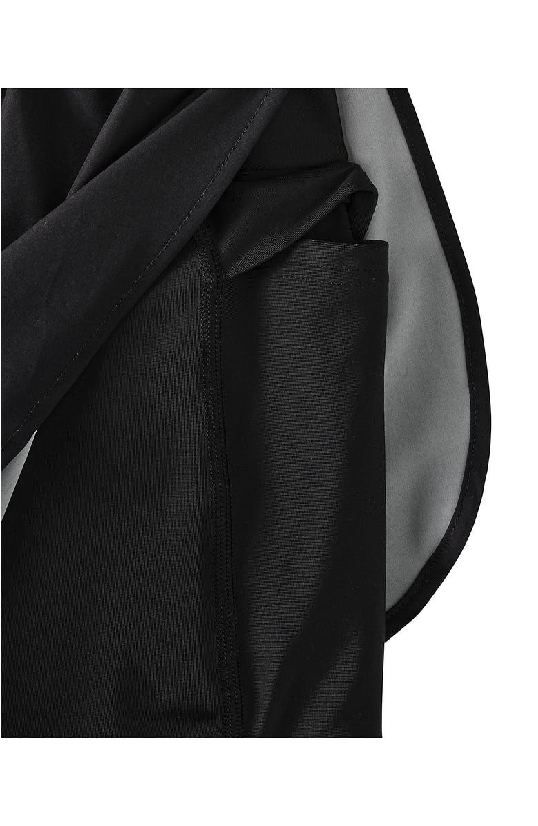 Lands' End Tugless Strappy X-Back Romper Swimsuit, Alternate, color, Black