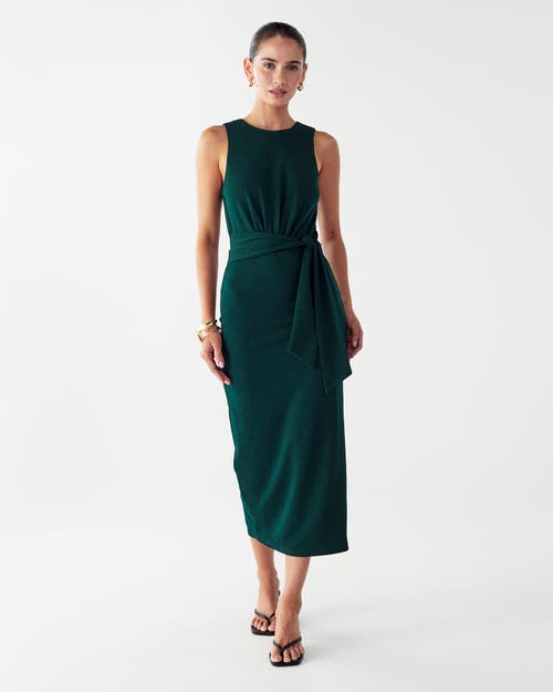 Willa Aleda Midi Dress In Green