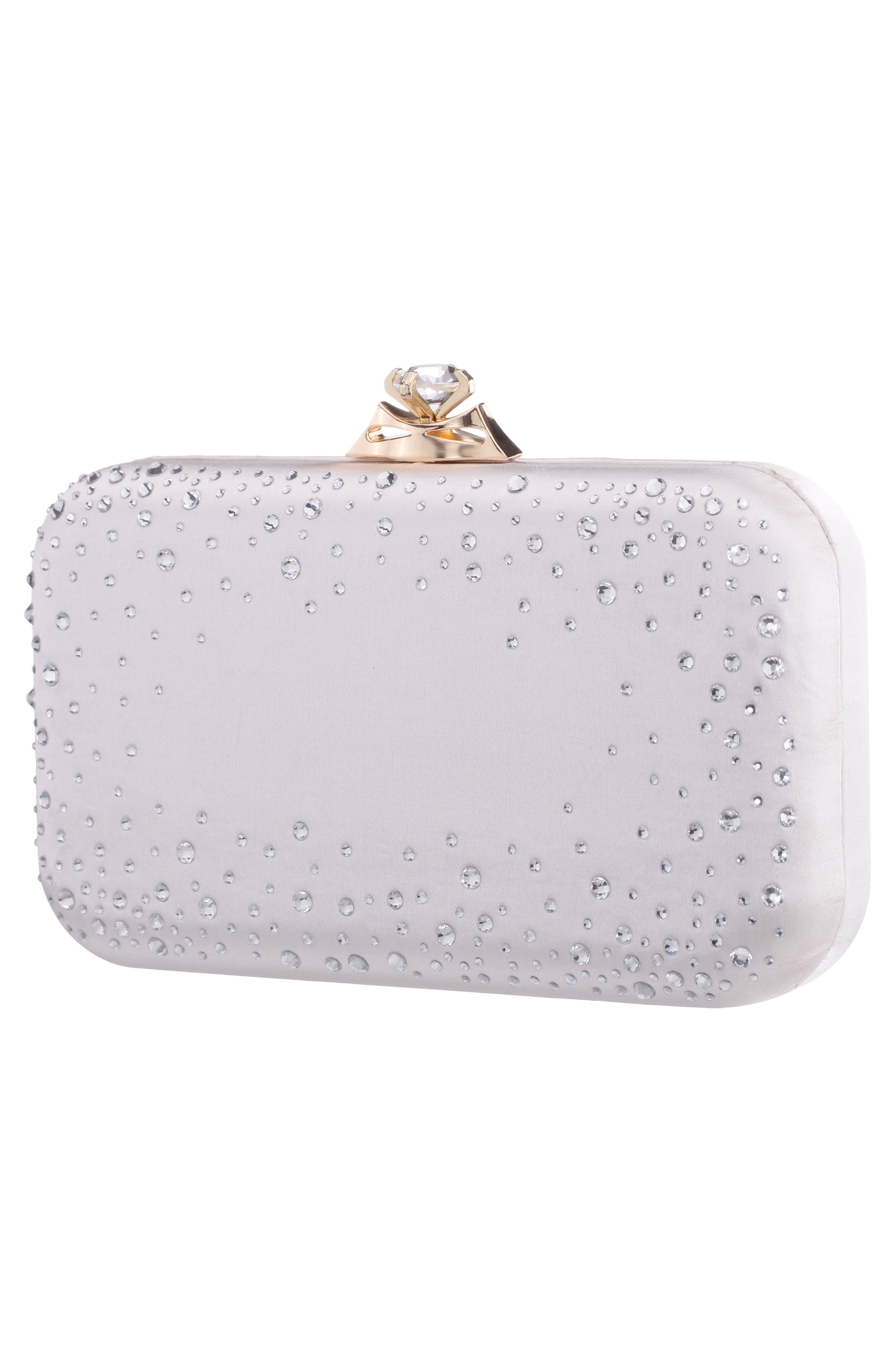 Lindsay Frame Clutch, Alternate, color, IVORY