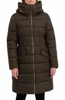 Laundry by Shelli Segal Hooded Puffer Coat