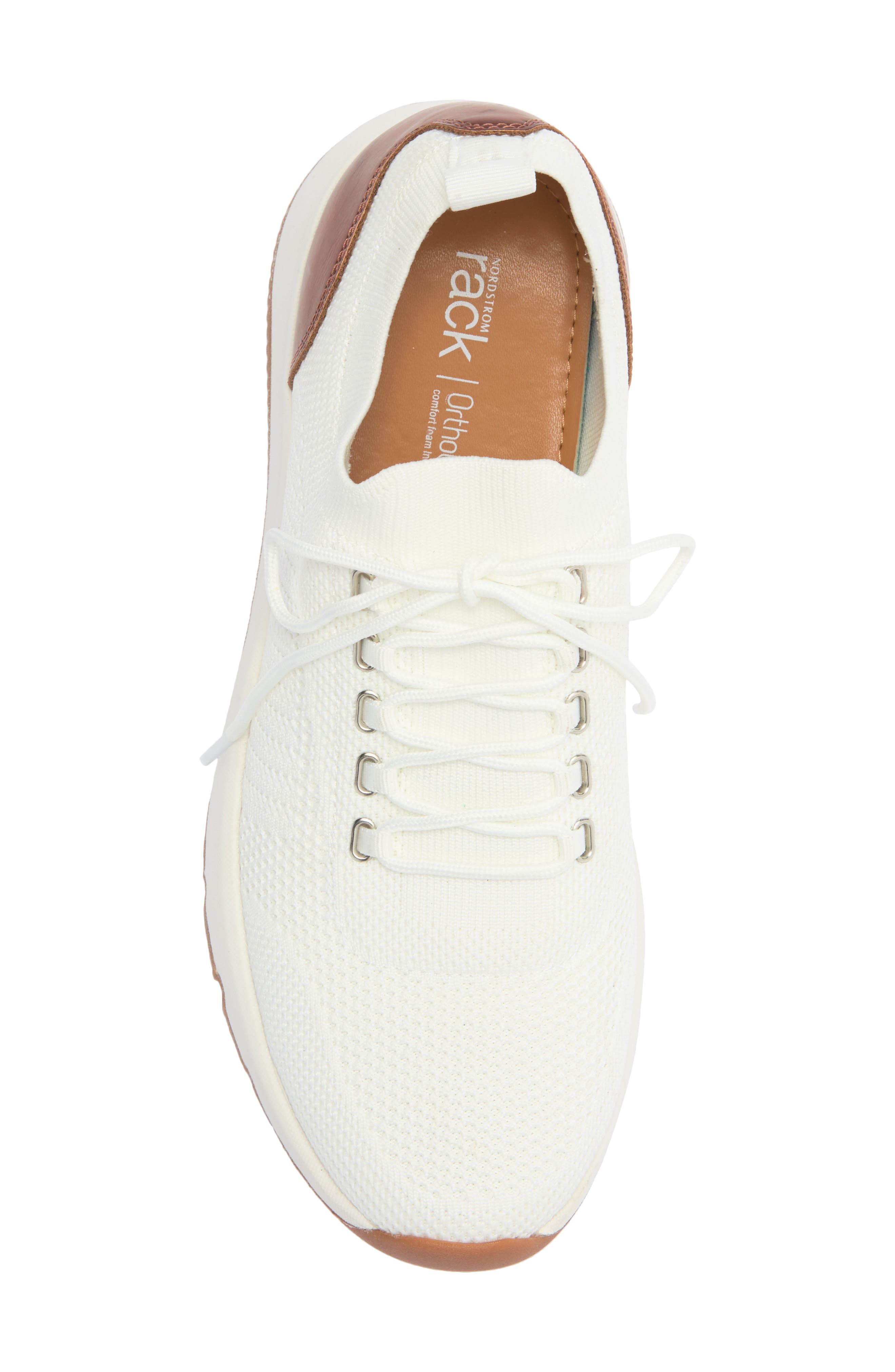 NORDSTROM RACK Dawson Knit Sneaker, Alternate, color, White