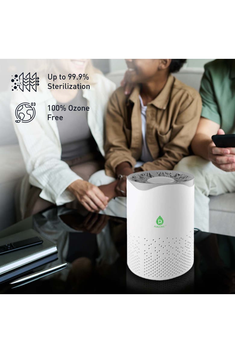 Air Purifier with 6-Pack Premium Essential Oils Collection, Alternate, color, Pure