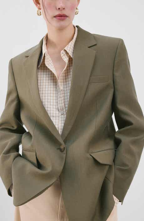 Americana Lisa One-Button Blazer