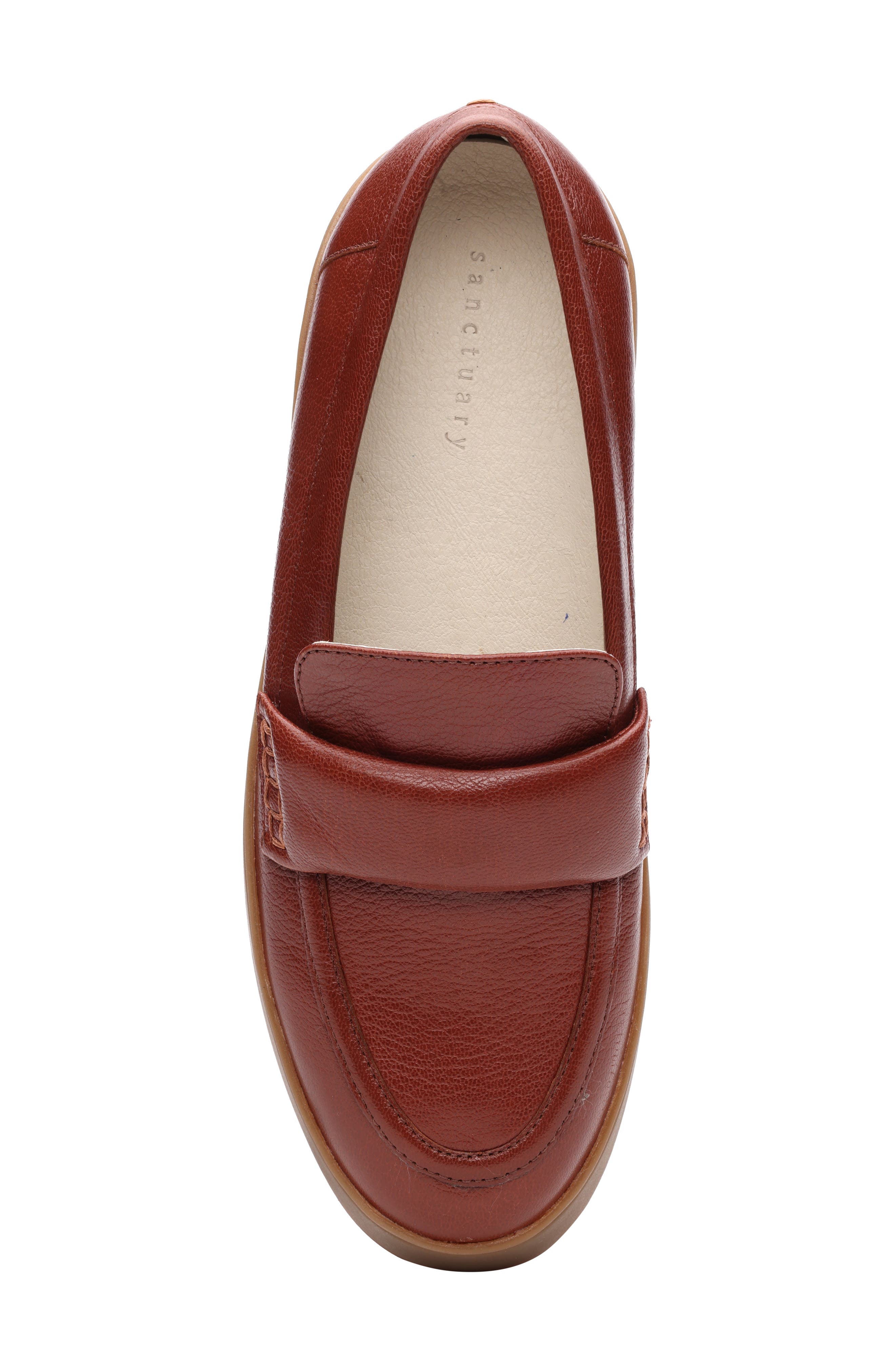 Sanctuary Peacemaker Platform Loafer, Alternate, color, Saddle