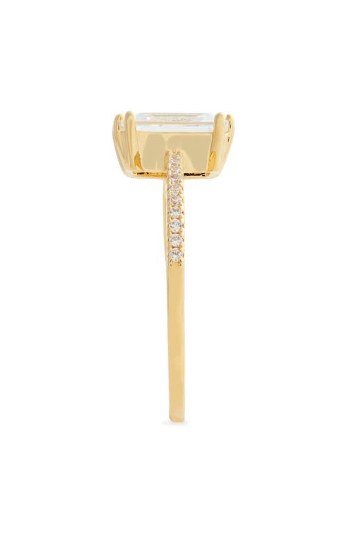Nordstrom Radiant Cubic Zirconia Ring In Gold
