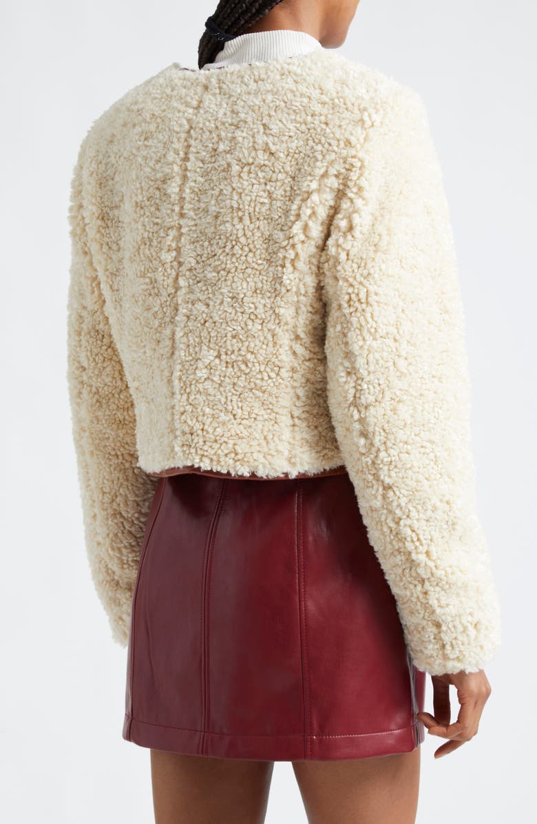 Cinq à Sept Naia Faux Shearling Jacket, Alternate, color,