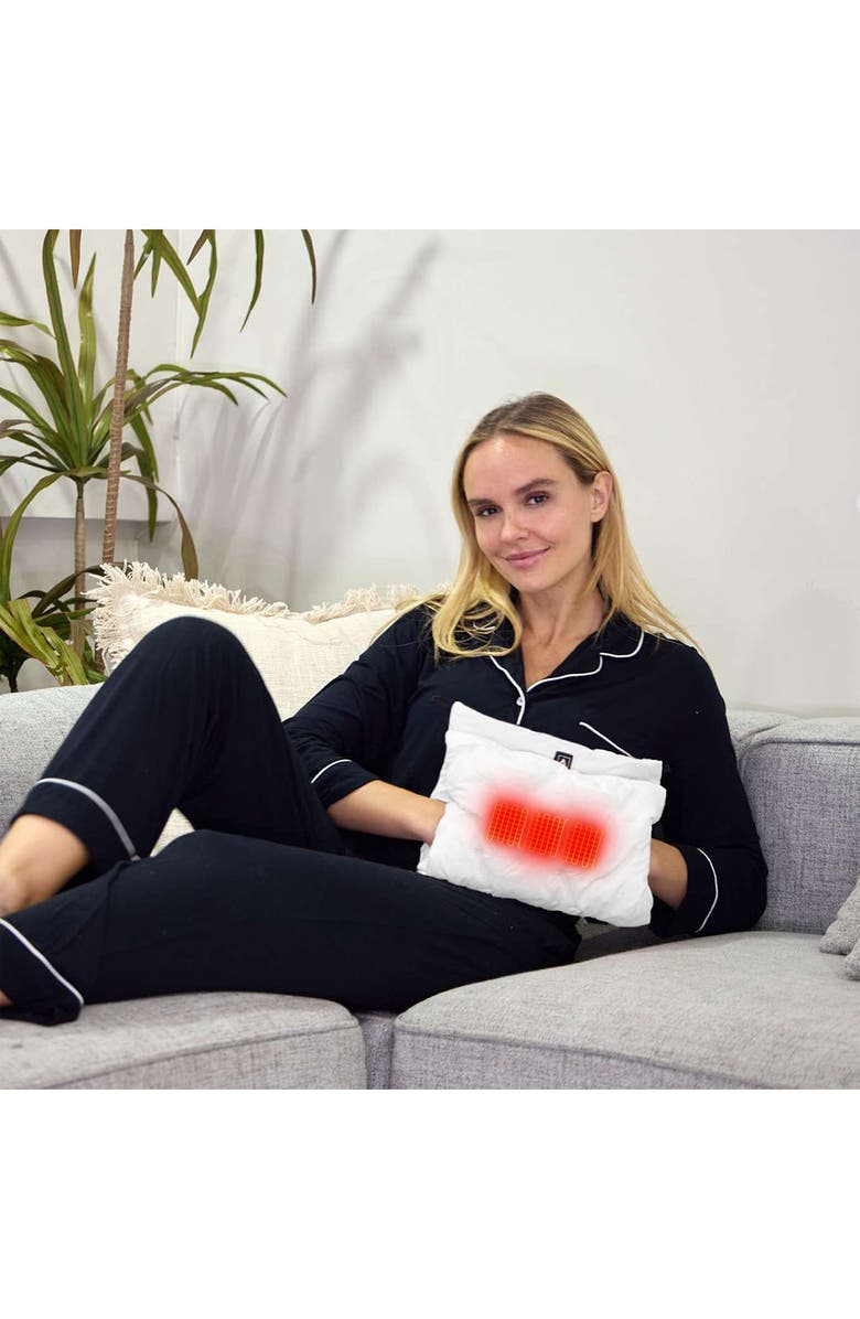 HELIOS THE HEATED COAT Hand Warming Pouch, Alternate, color, White