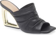 KOKO + PALENKI Ruched Wedge Sandal