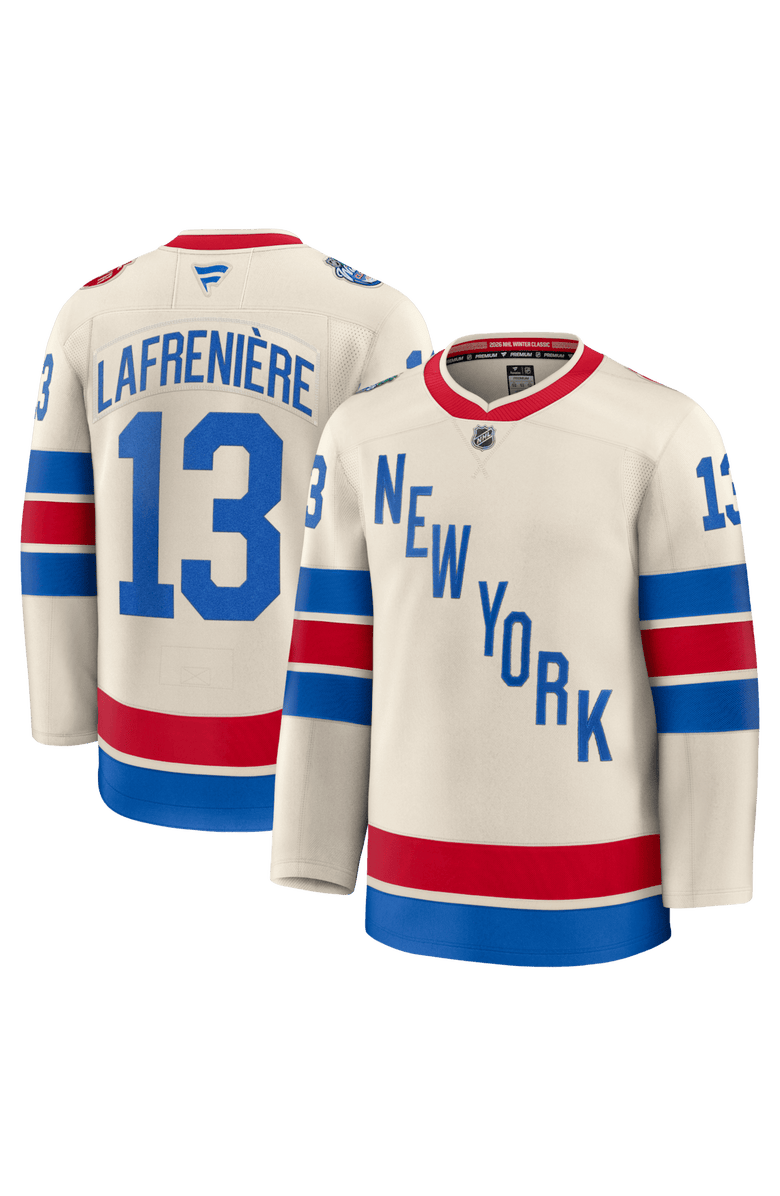 FANATICS Men's Fanatics Alexis Lafreniere Beige New York Rangers 2026 NHL Winter Classic Premium Jersey, Main, color, Beige