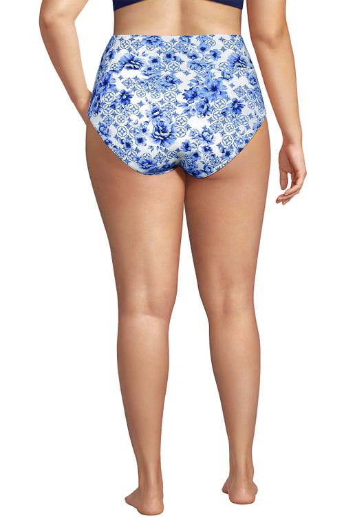 Lands' End Chlorine Resistant Pinchless High Waisted Bikini Bottoms