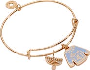 Alex and Ani Hanukkah 'Let's get Lit" Ugly Sweater Bangle Bracelet