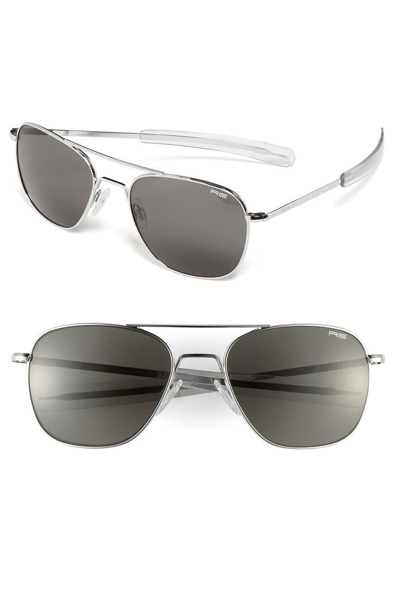 Randolph Engineering 58mm Aviator Sunglasses, Main, color,