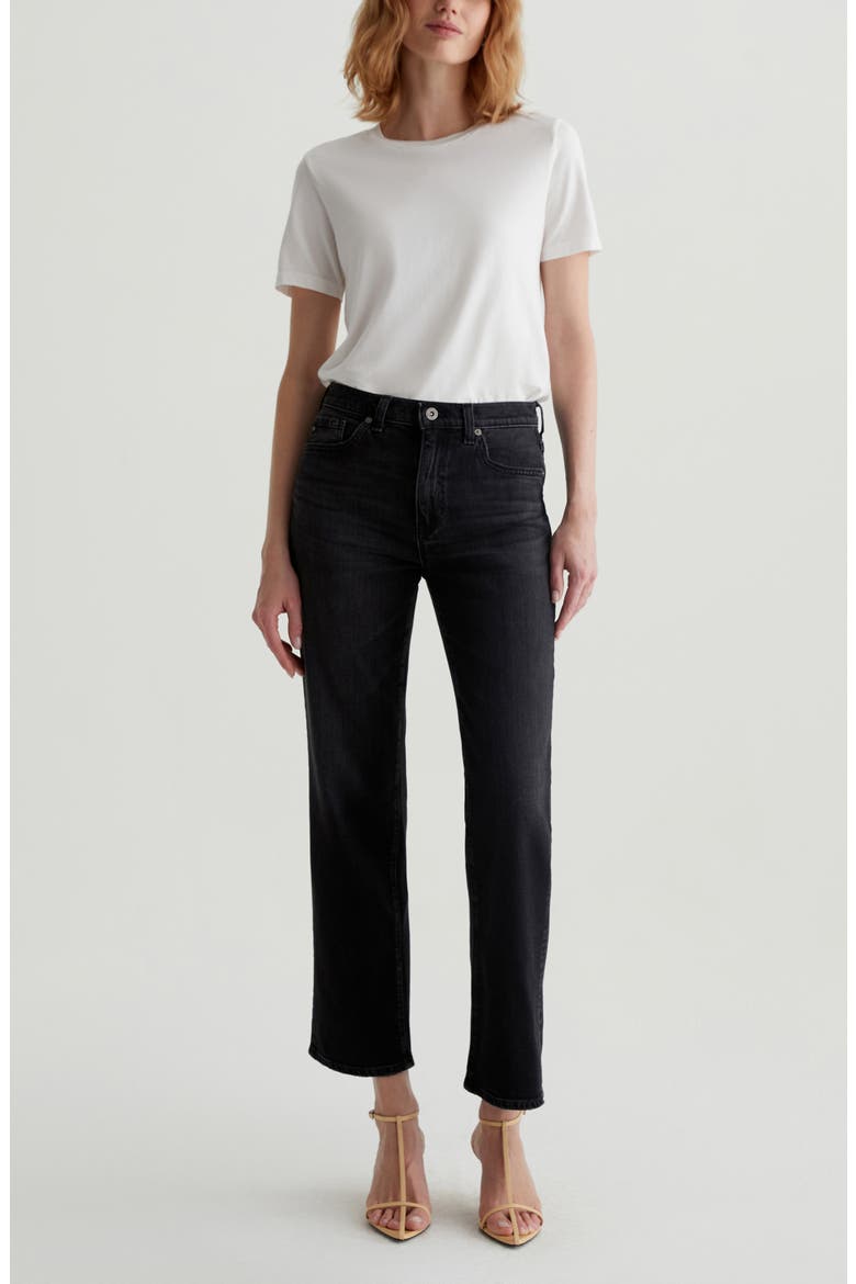 Brinley Mid Rise Straight Leg Jeans, Alternate, color, GENOA