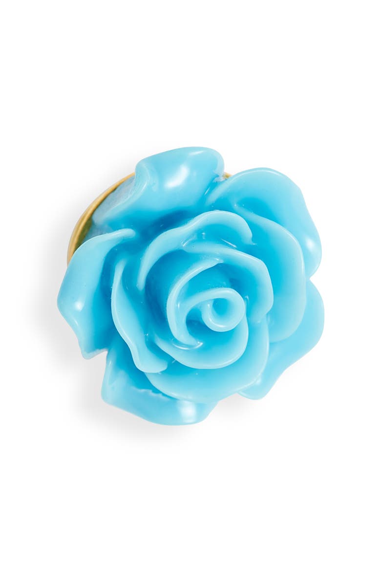 Floral Lapel Pin, Main, color, LIGHT BLUE
