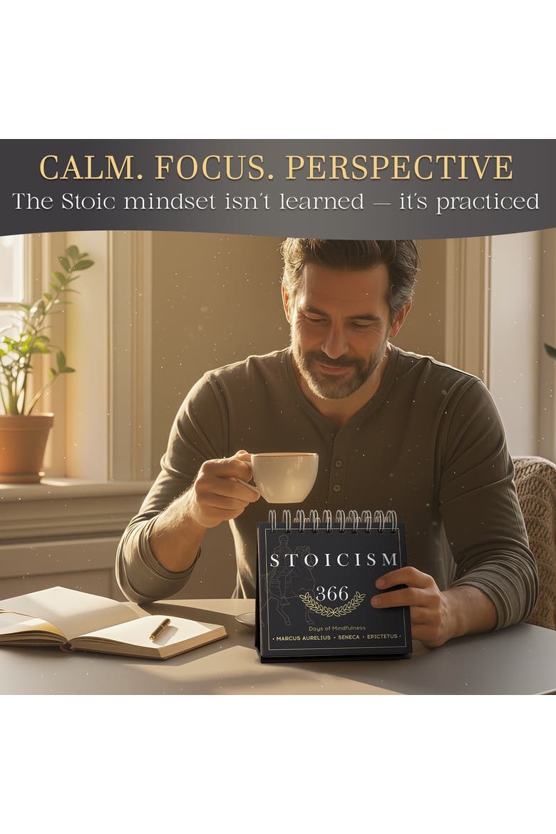 Stoicism Quotes Calendar & Card Set, Alternate, color, Stoicism Calendar