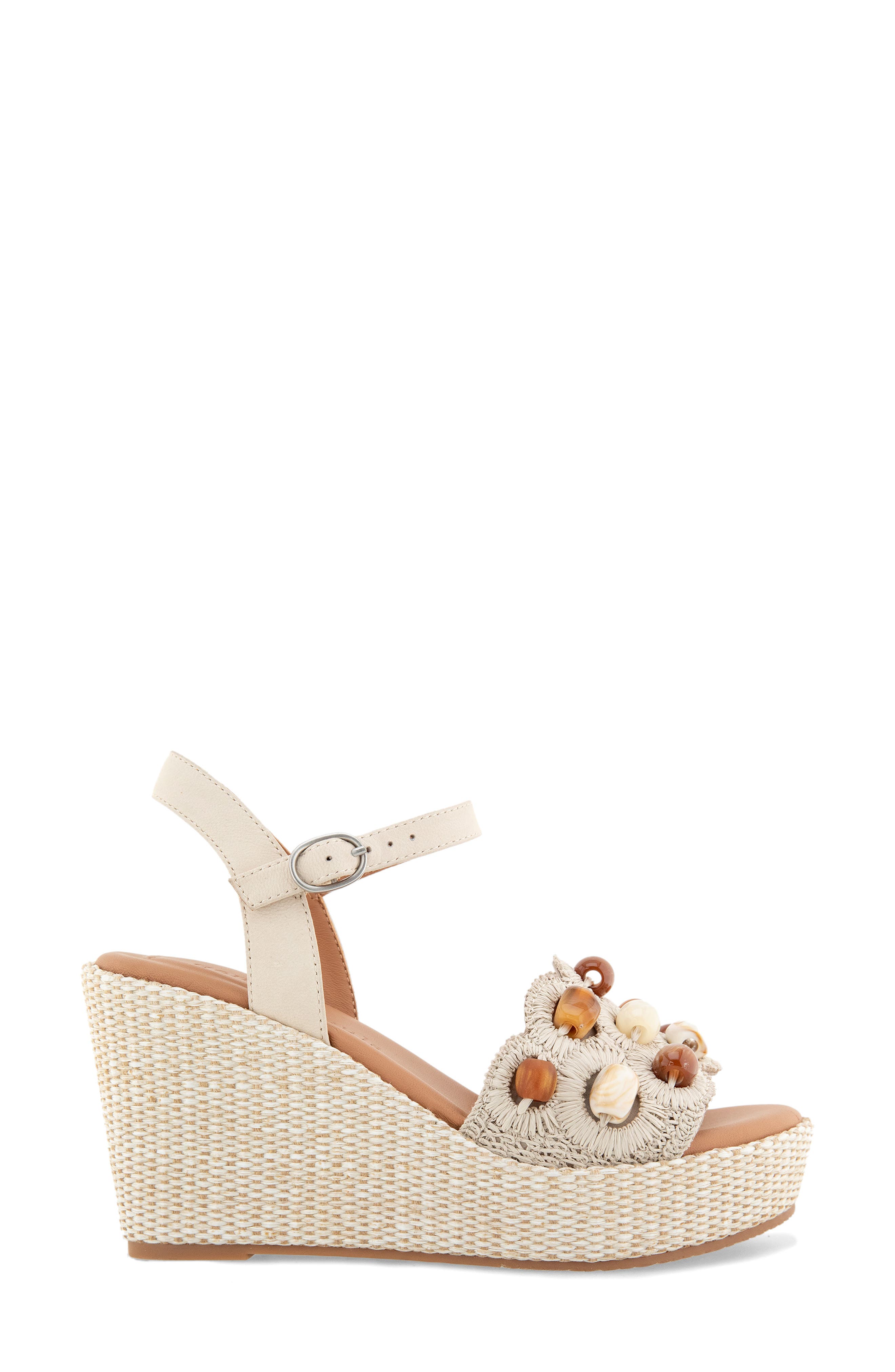 Nolina Woven Wedge Sandal, Alternate, color, STONE NUBUCK