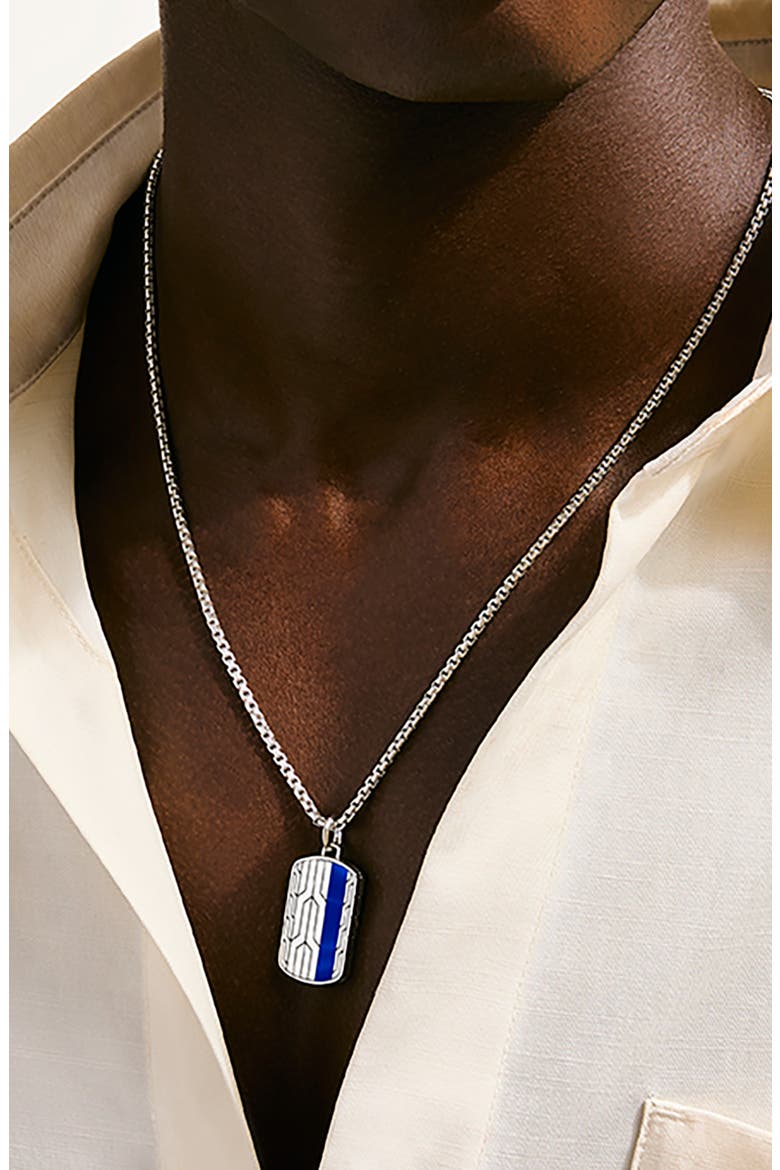 Icon 50 Pendant Necklace, Alternate, color, LAPIS LAZULI