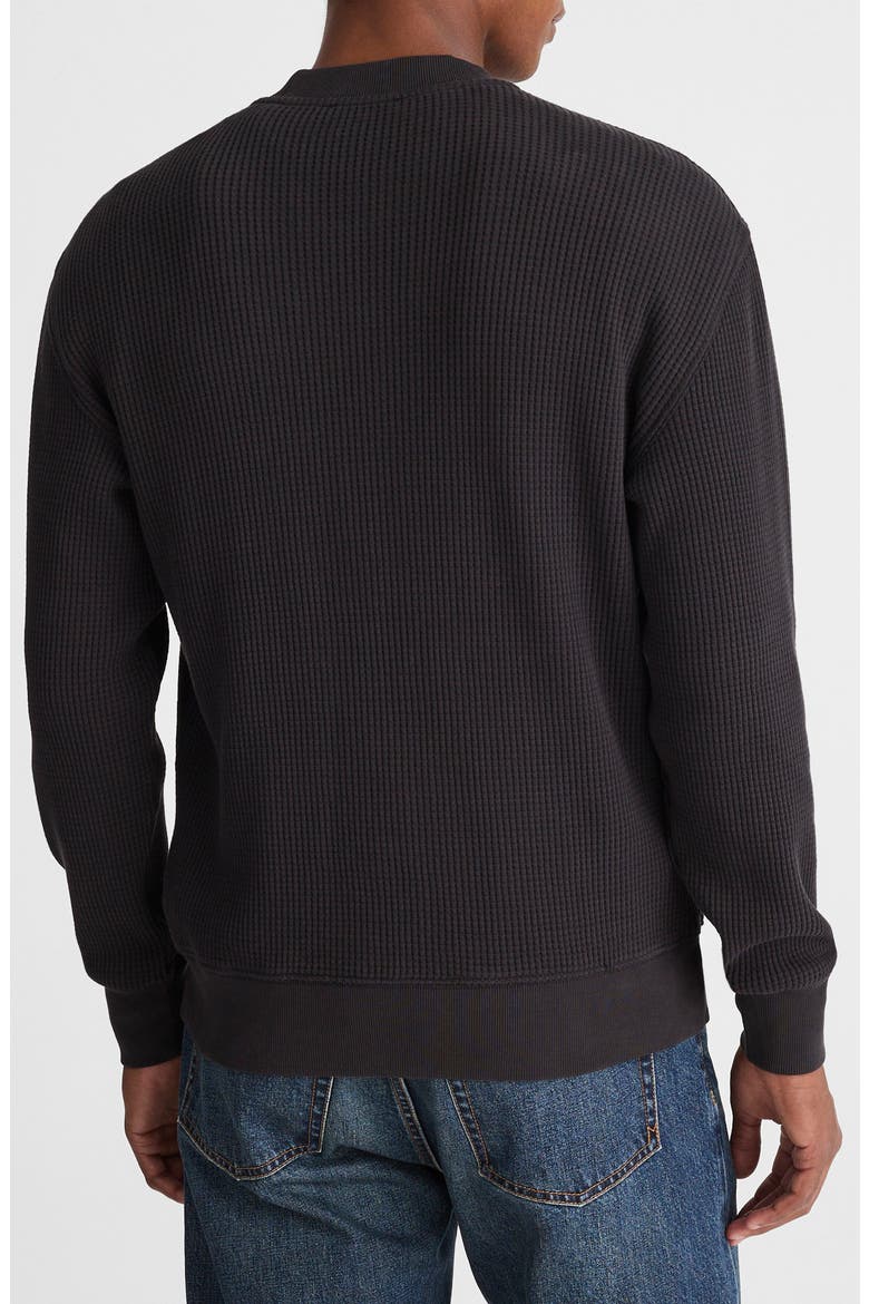 Waffle Sweatshirt, Alternate, color, LICORICE