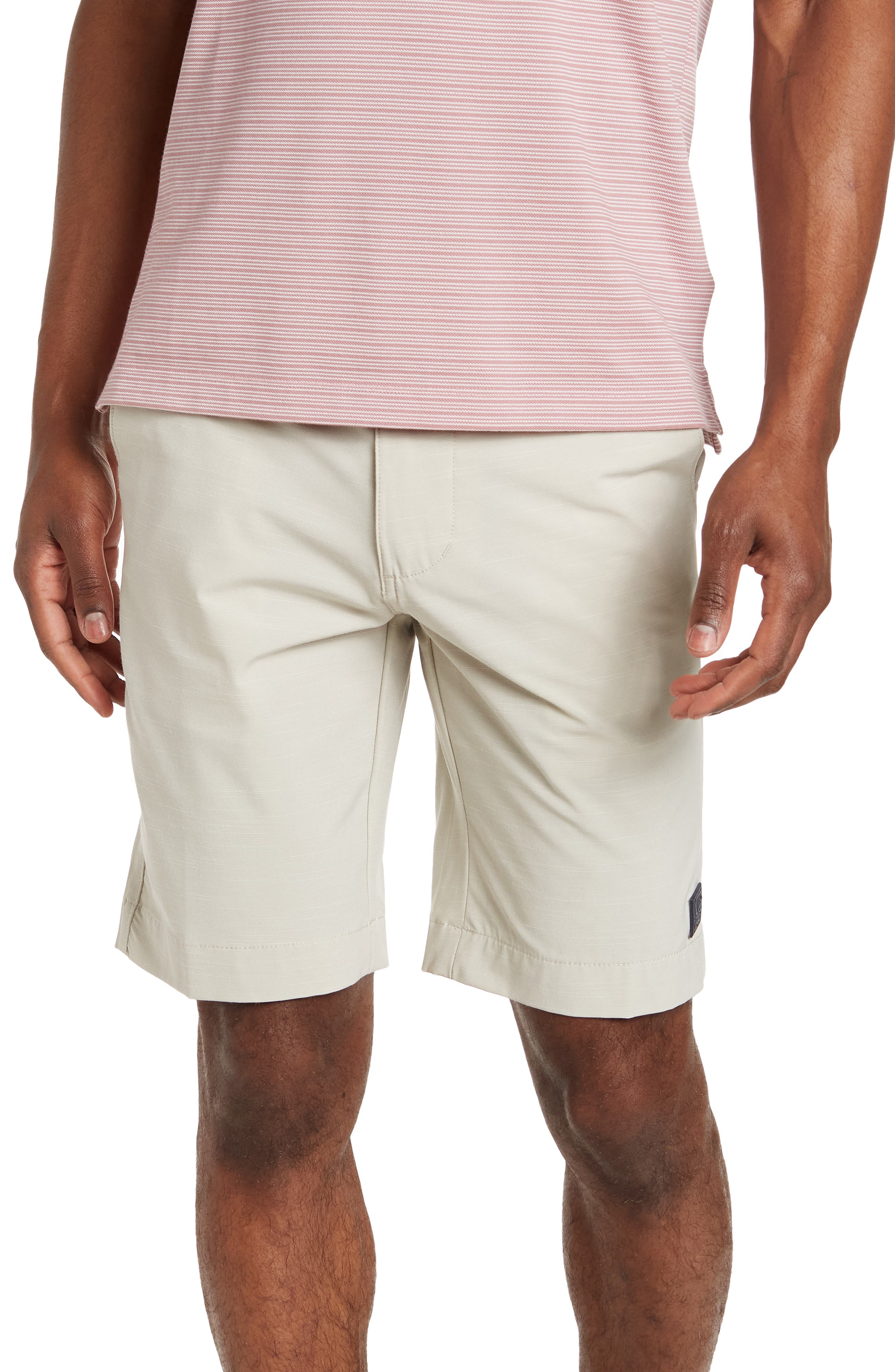Vintage 1946 Space Dyed Slub Flat Front Shorts (Men) | Nordstromrack