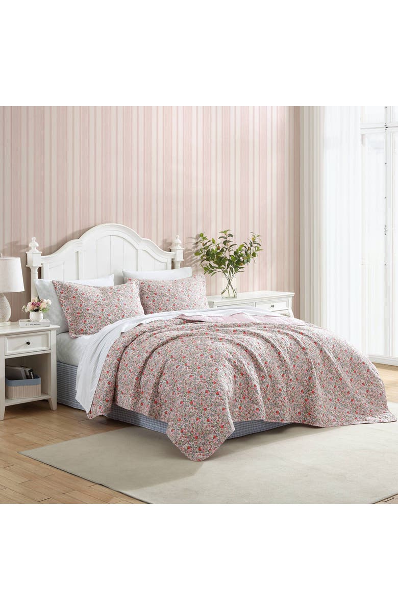 Laura Ashley Rowena Quilt Set, Alternate, color,