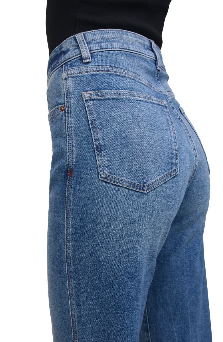 WARP+WEFT Sat '90s High Waist Straight Leg Jeans, Alternate, color,