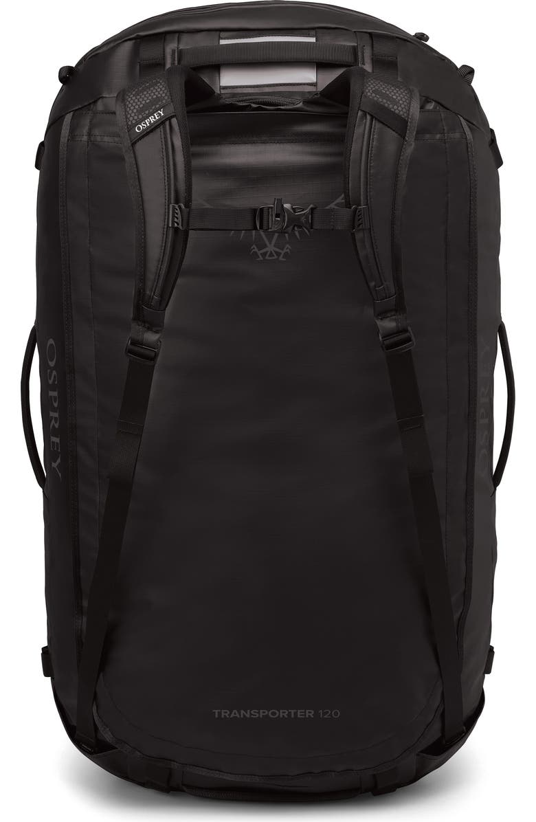 Osprey Transporter 120-Liter Duffle Luggage, Alternate, color, Raven Black/Black