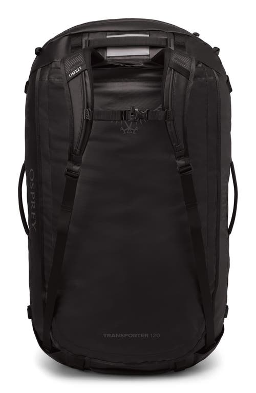 Osprey Transporter 120-liter Duffle Luggage In Raven Black/black