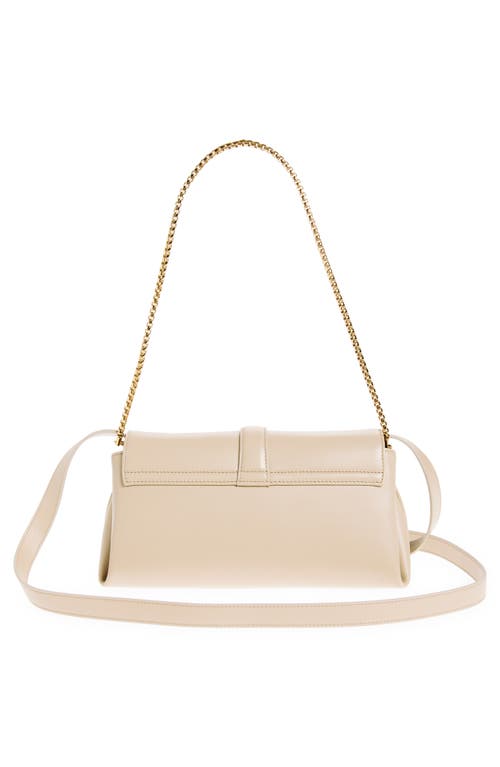 Shop Ferragamo Mini New Line Shoulder Bag In Stone