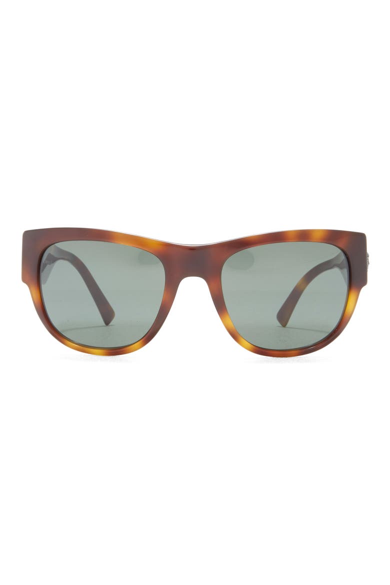 55mm Square Sunglasses, Main, color, HAVANA