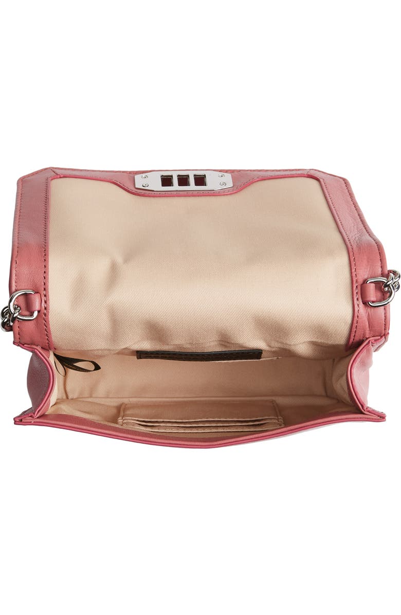 Rebecca Minkoff Small Love Chevron Quilted Leather Crossbody Bag, Alternate, color,