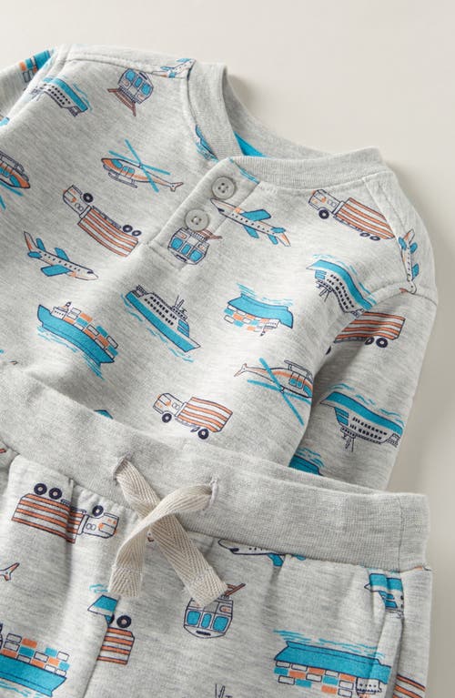 Tucker + Tate Dinosaur Print Henley Sweatshirt & Sweatpants Set In Multi