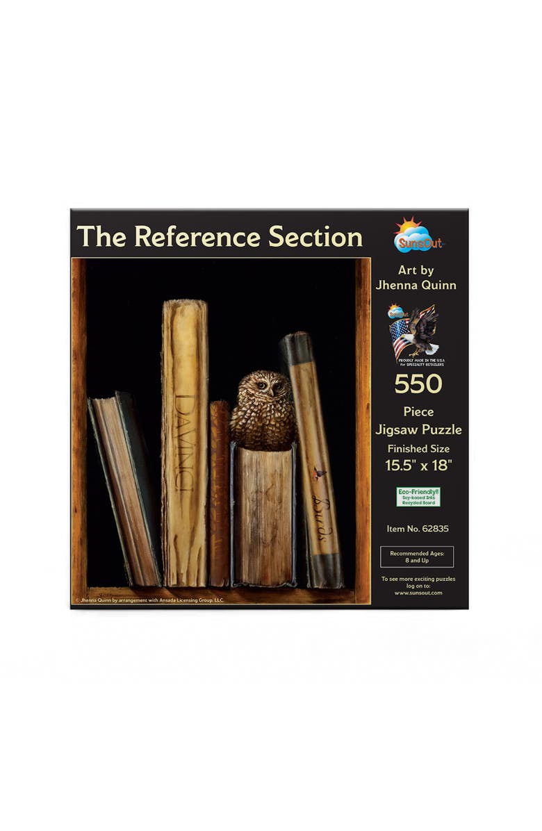 Sunsout The Reference Section 550 piece Jigsaw Puzzle for Adults, Alternate, color, Multicolor