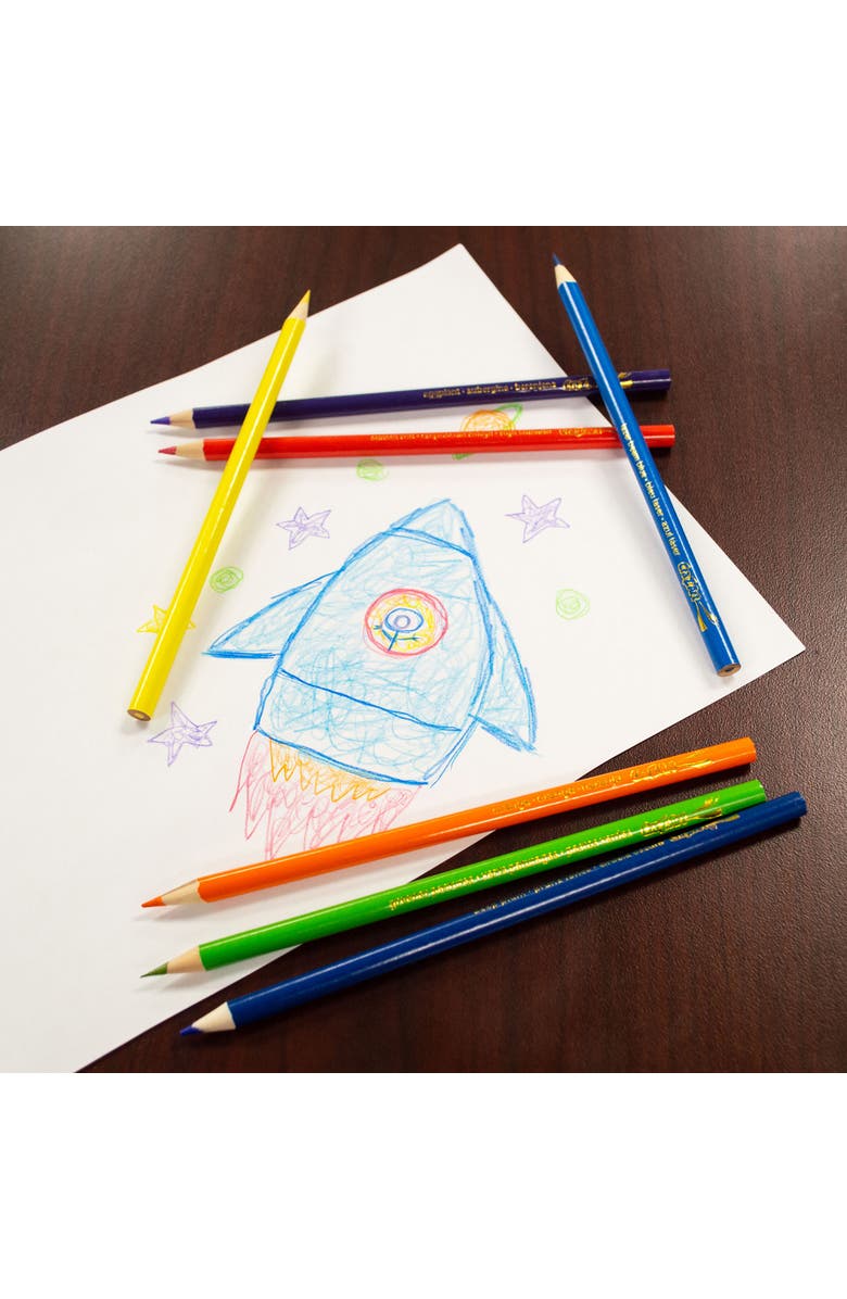 CRA-Z-ART Classroom Pack Colored Pencils 250 Pieces 10 Assorted Colors Set, Alternate, color, Multicolored