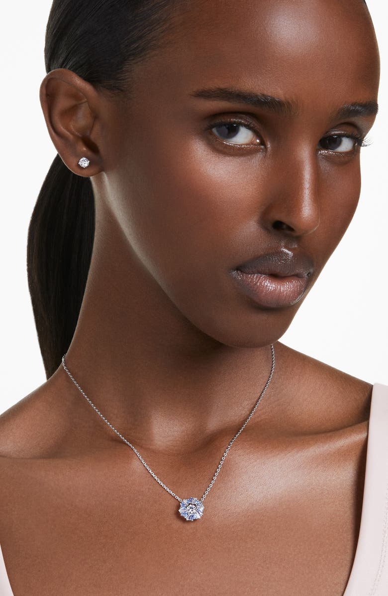 Swarovski Idyllia Crystal Pendant Necklace & Stud Earrings Set, Alternate, color, 