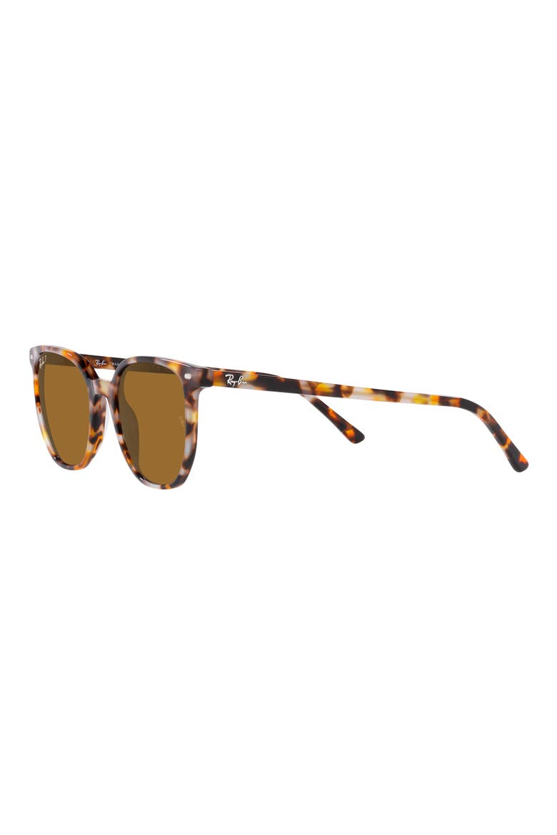 Elliot 52mm Polarized Square Sunglasses, Alternate, color, BROWN HAVANA