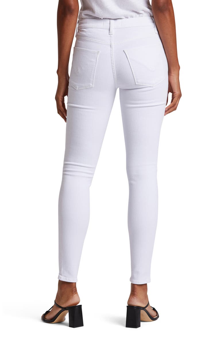 Nico Ankle Skinny Jeans, Alternate, color, WHITE 2