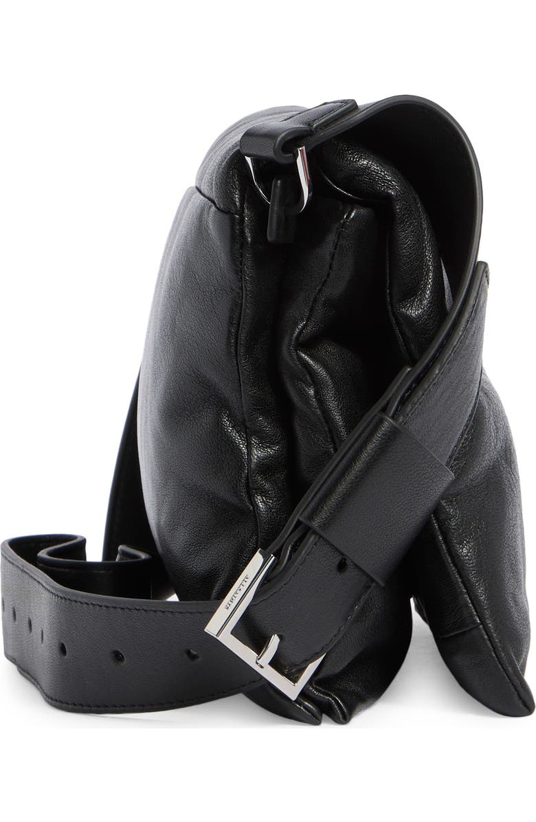 AllSaints Vittoria Quilted Leather Shoulder Bag, Alternate, color, Black
