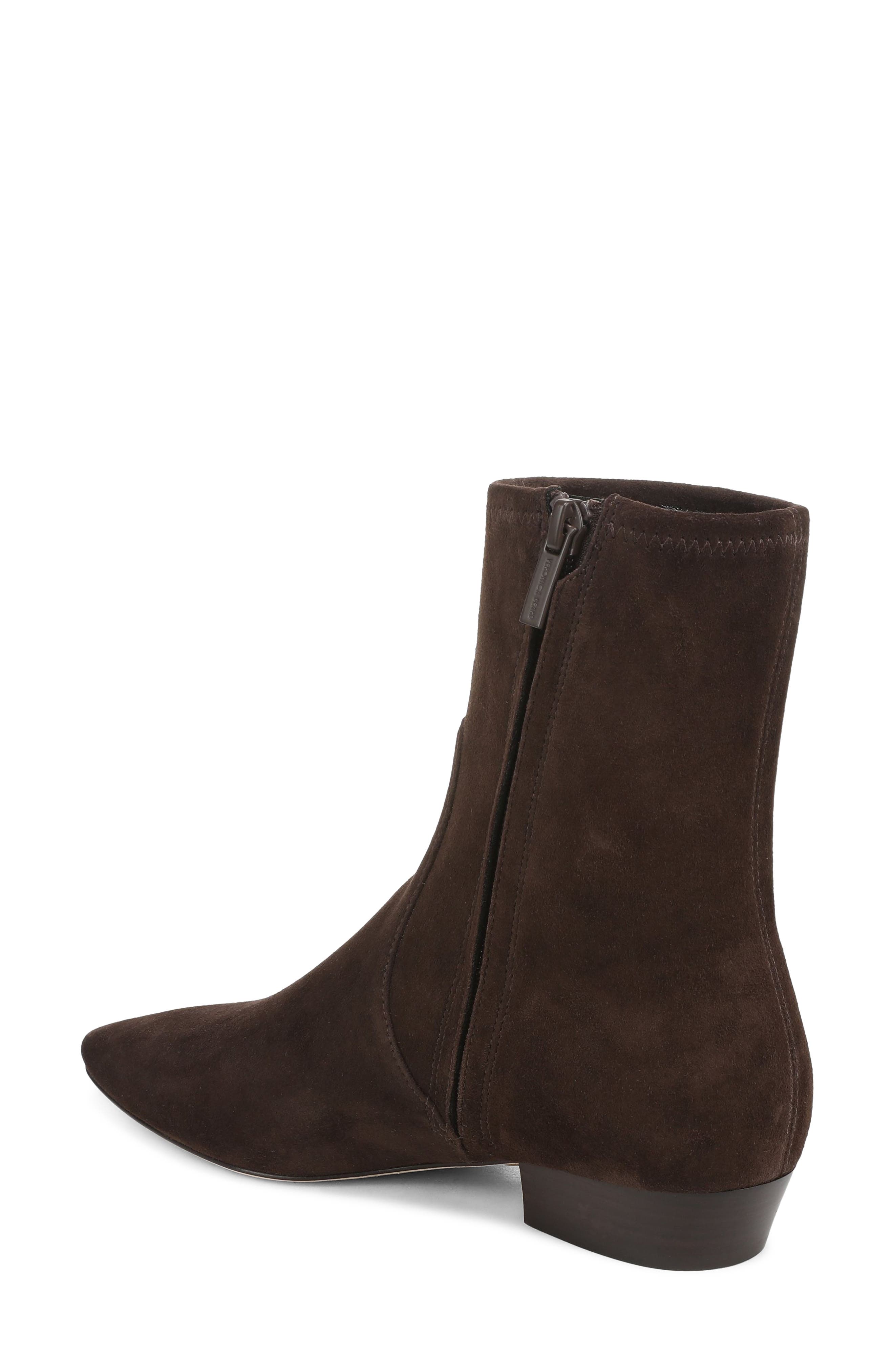 Glinda Leather Bootie, Alternate, color, ESPRESSO SUEDE