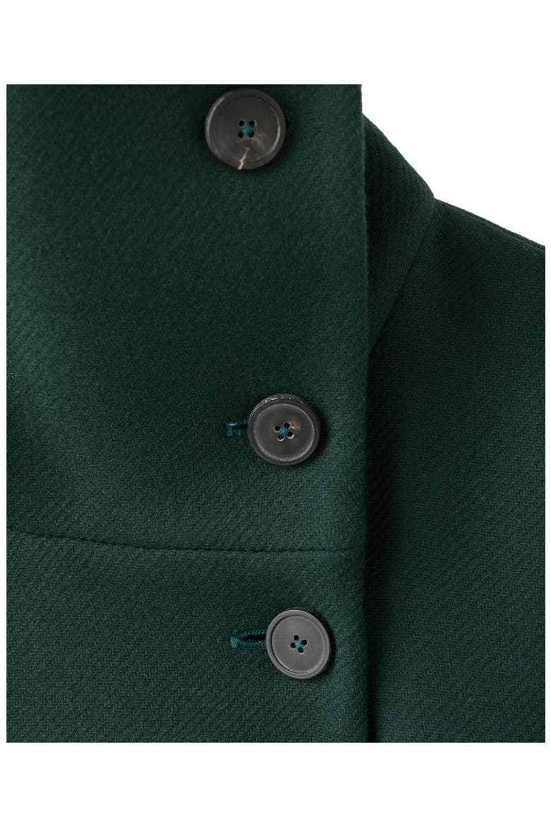 Manteco Virgin Wool Blend Coat, Alternate, color, GREEN