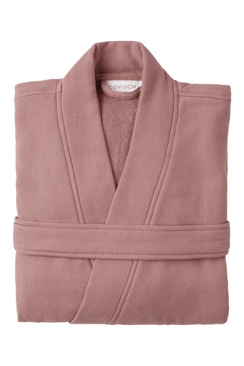 Classic Organic Cotton Robe, Alternate, color, PLUM BLOSSOM