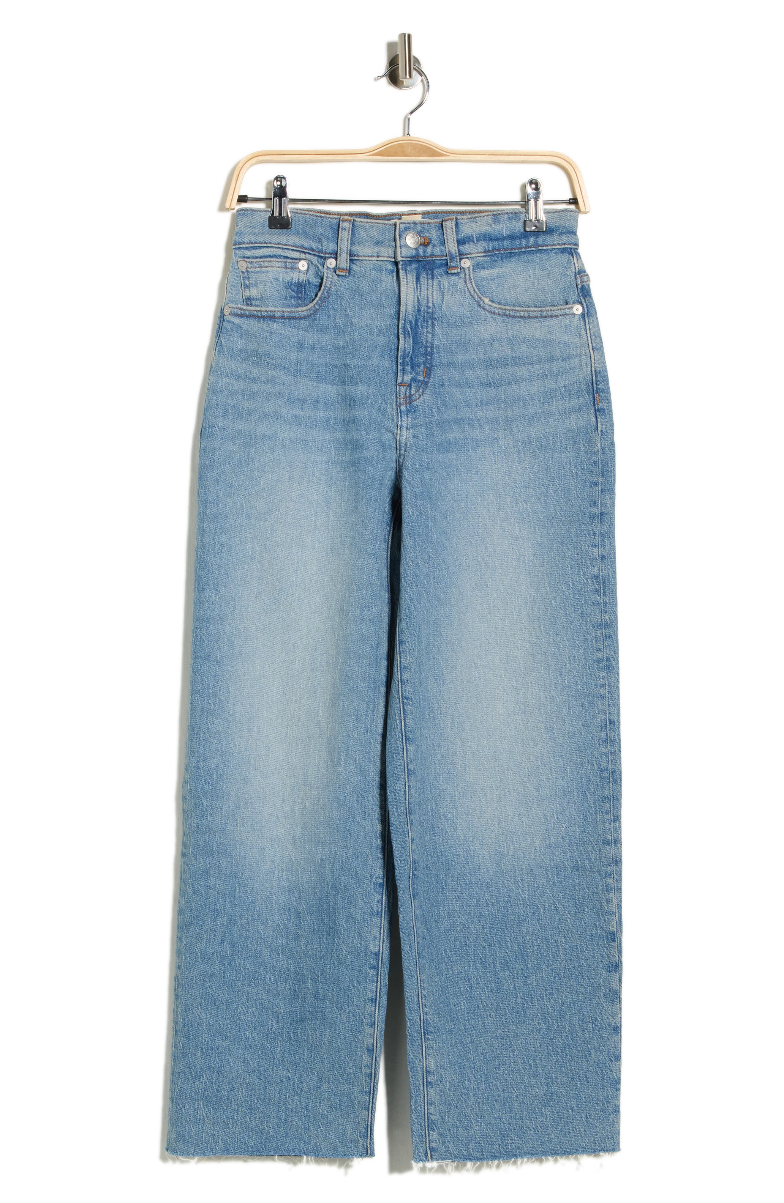 Madewell Wide Leg Ankle Crop Jeans