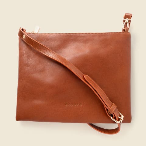 Leather Crossbody Bag with Adjustable Strap