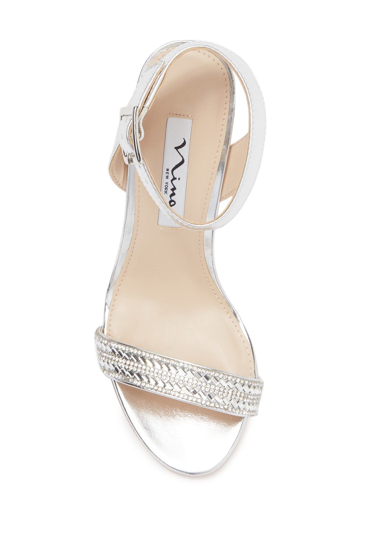 Nina Sharon Embellished Stone Block Heel Sandal (Women) | Nordstromrack
