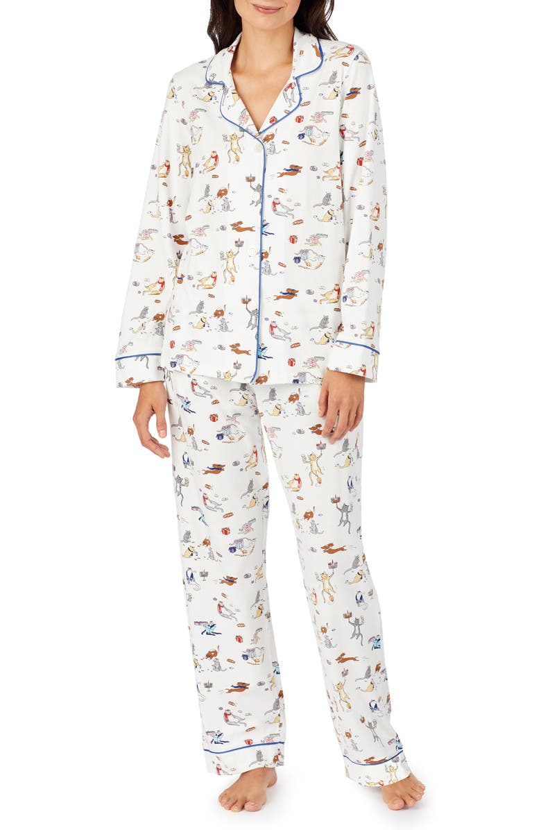 BedHead Pajamas Long Sleeve Print Pajamas, Main, color, 