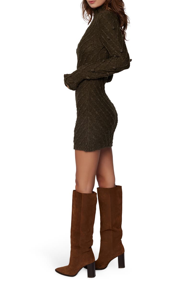 Lost + Wander Adelina Long Sleeve Cotton Blend Sweater Dress, Alternate, color, 