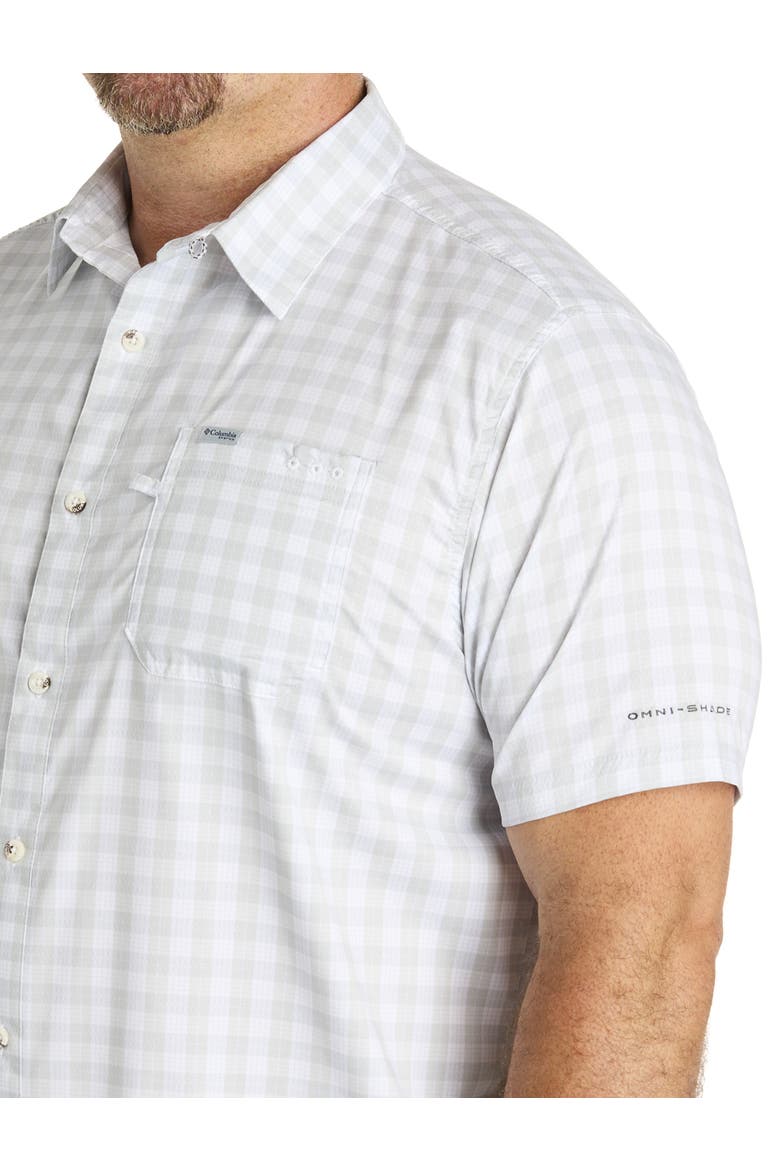 Big & Tall Super Slack Tide Camp Shirt, Alternate, color, COOL GREY