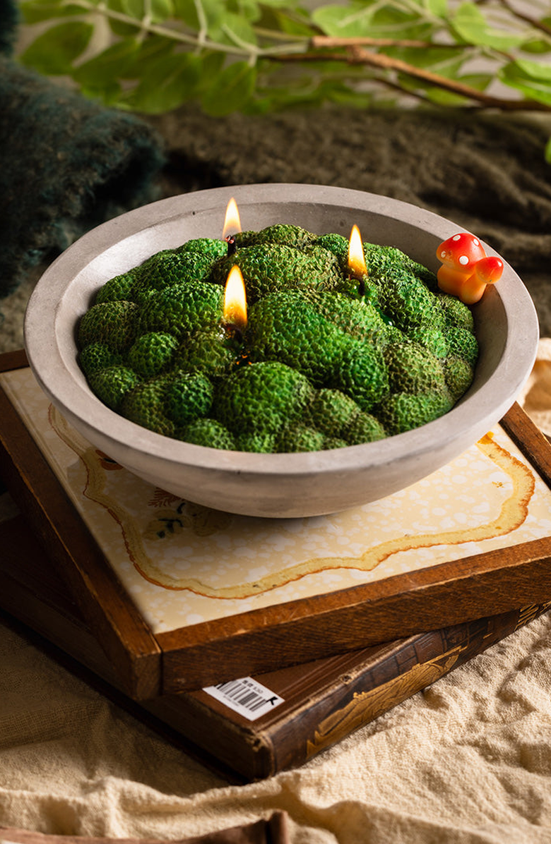 Southlake gifts Grass Moss Scented Candle Bowl, Alternate, color, Grass Moss