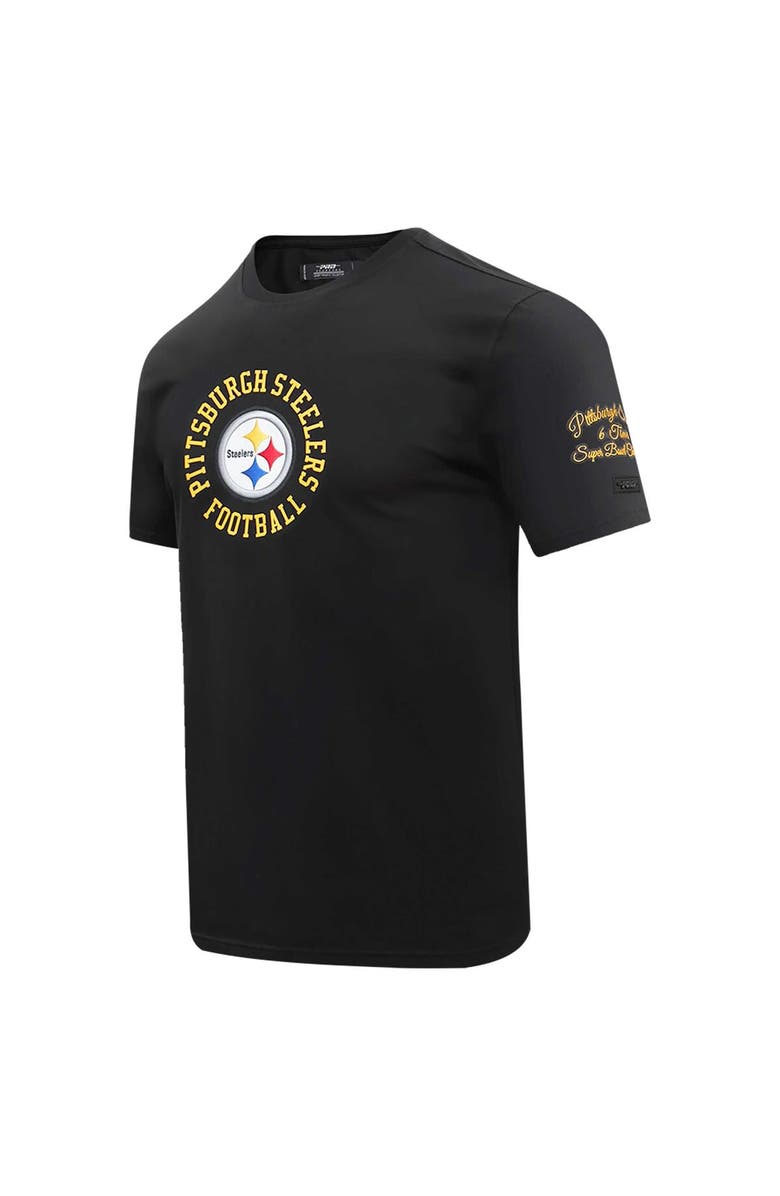 PRO STANDARD Men's Pro Standard Black Pittsburgh Steelers Hybrid T-Shirt, Alternate, color, Black