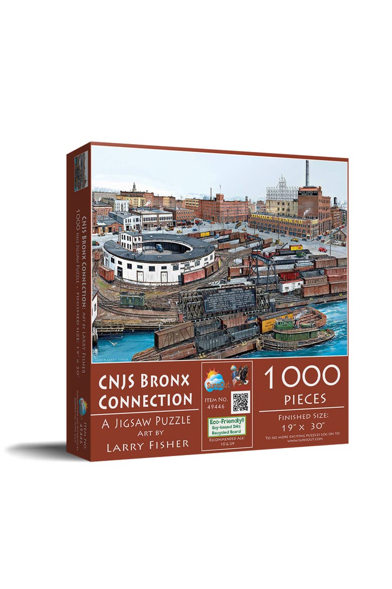 CNJX Bronx Connection 1000 piece Jigsaw Puzzle for Adults, Main, color, Multicolor